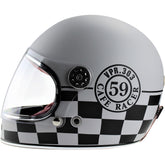 ViPER F656 Full Face Motorcycle Helmet - 59 Grey/Black Matt